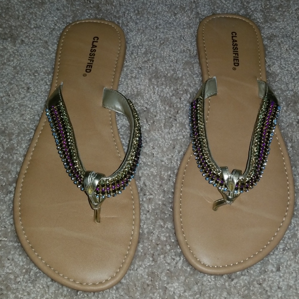 Brand New Cute Women's Classified Flats Thong